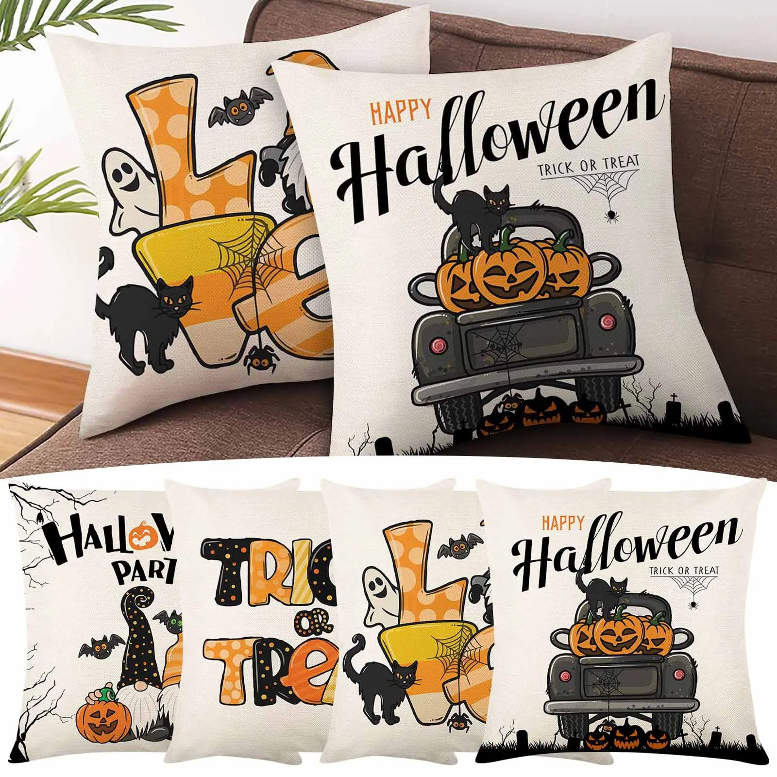 Чехол-Подушка на Хэллоуин чехол талию для дивана домашнего декора товары