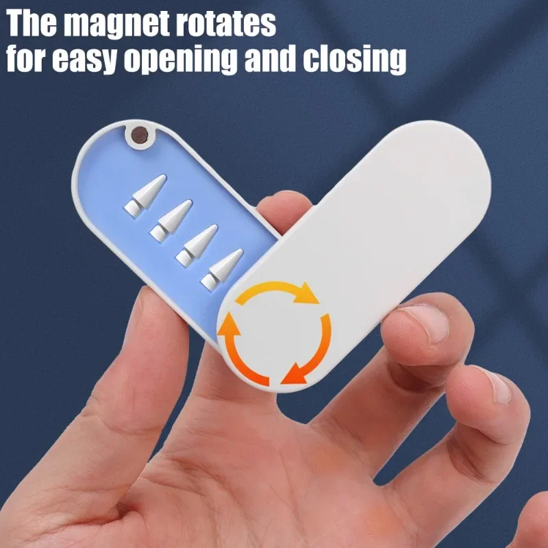 Магнитный защитный чехол для хранения карандашей Apple 4 наконечника органайзер