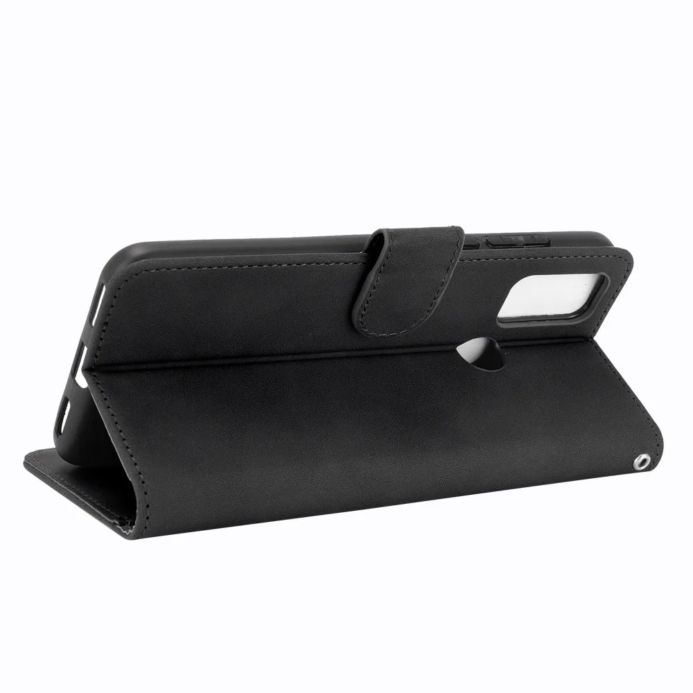 Чехол для Alcatel 1S 2021 роскошный флип-чехол из искусственной кожи с отделениями карт