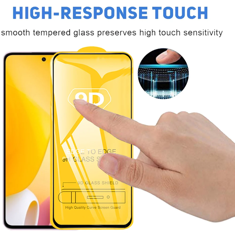 Pelicula or Xiaomi 12T Pro Global 11T 12 Lite Tempered Glass Mi 11 Lite 5G NE Screen Protector Redmi Note 11 10 Pro Glass Film