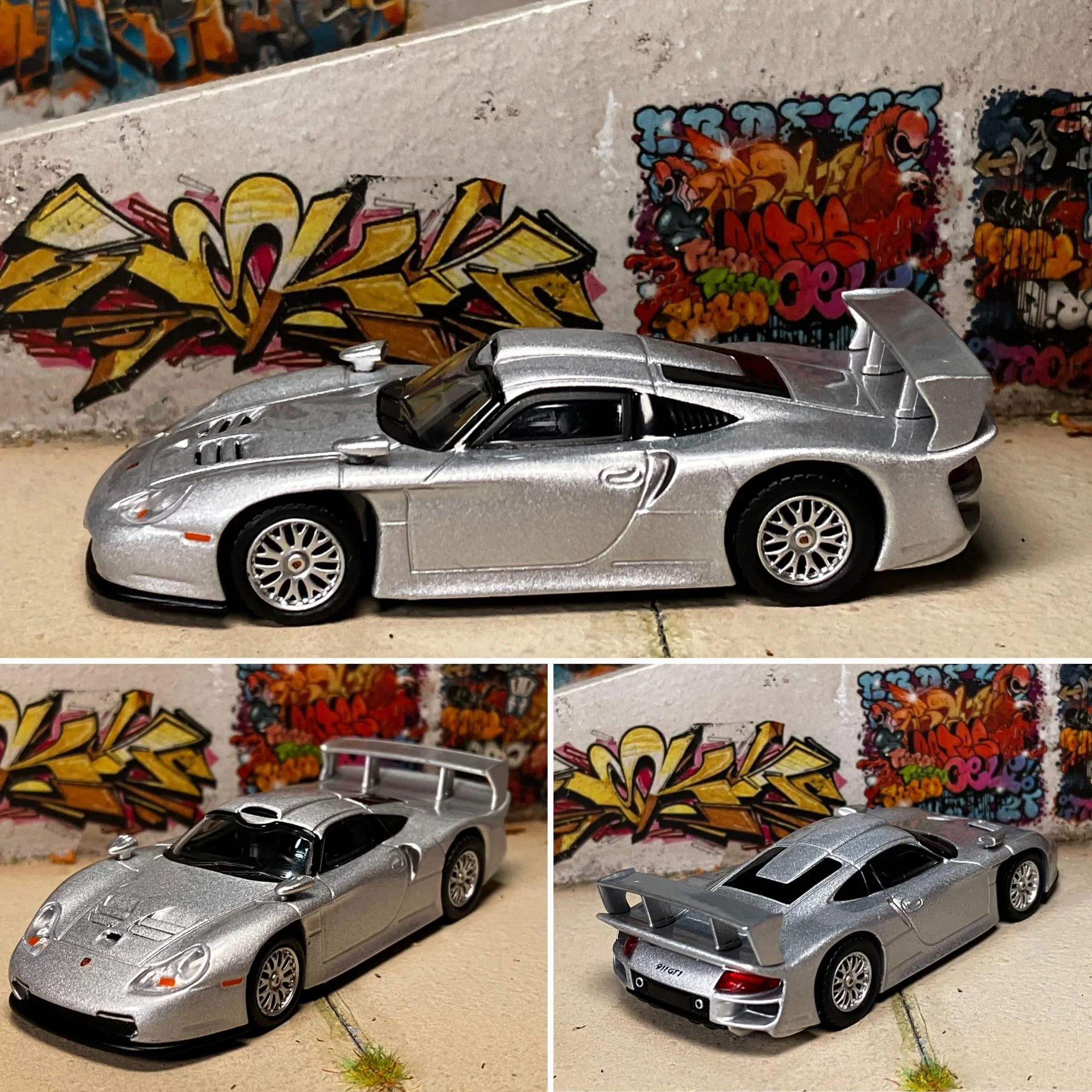 Модель автомобиля из литого под давлением сплава Sparky 1:64 rwb 911 GT1 EVO