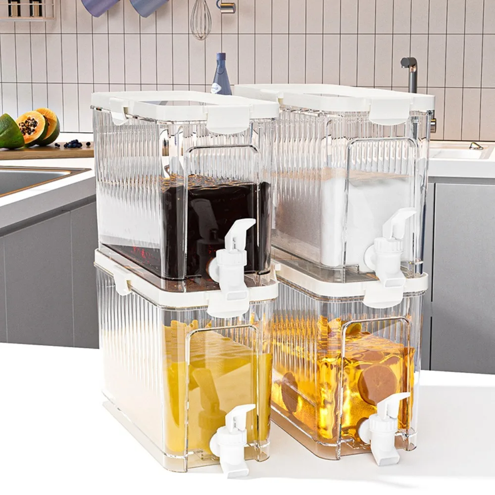 4л Прозрачный Чайник Для Холодной Воды С Краном Домашнего Использования