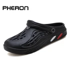 Сандалии пляжные унисекс, Нескользящие водонепроницаемые тапочки на толстой подошве, шлепанцы для женщин и мужчин