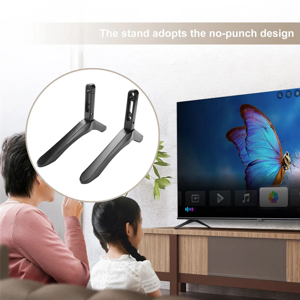 Стальная ТВ-подставка для ЖК-экрана домашняя универсальная подставка монитора