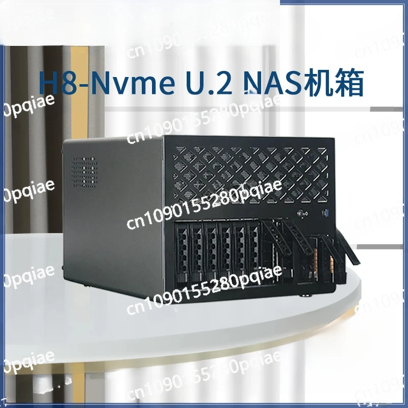 NAS H8-Nvme U.2 Сервер хранения дисков Полувысота Слот для карт PCIE Материнская плата ATX