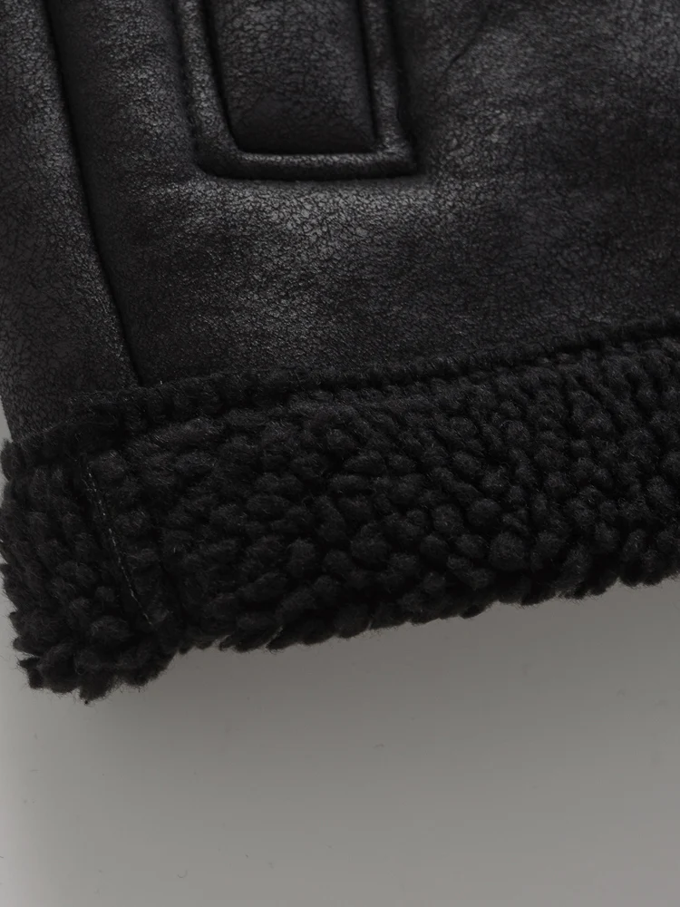 KAOPU ZA женский двусторонний жилет из искусственной овчины винтажный верхний