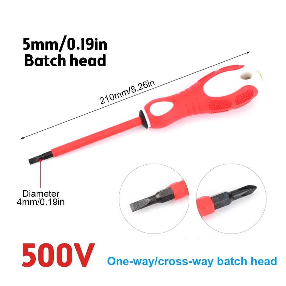 

2 в 1 электрическая отвертка с двойной головкой, 50-500 В