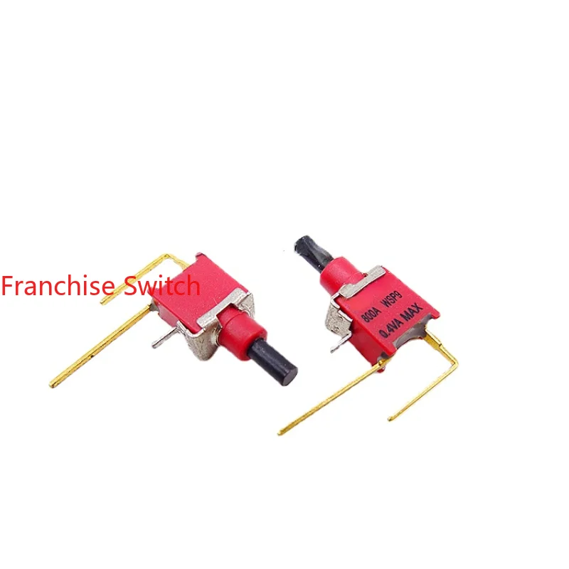 

5PCS Switch. Inch Button Switch Micro 2-pin Bent Foot Reset 0.4VA Gold-plated