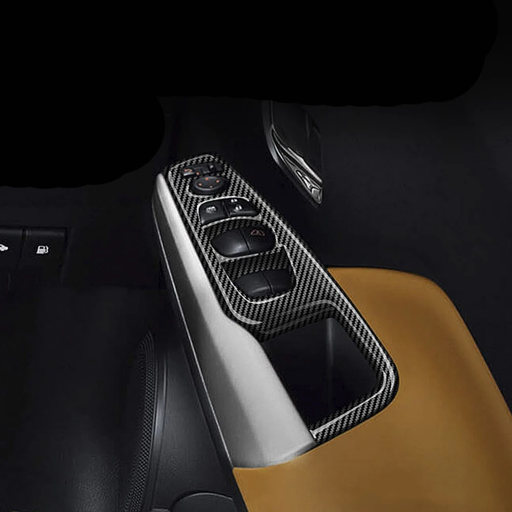 

RHD For Nissan kicks e-power P15 2020 -2022 ABS black Window Control Panel Glass Lift Switch Cover Trim Car-Styling Accessories