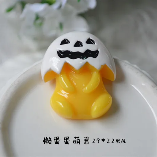 10 Pieces Flat Back Resin Cabochon Kawaii Miniature Fake Egg DIY Flatback Decorative Craft Scrapbooking Accessories | Дом и сад