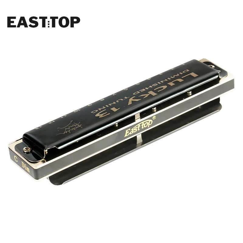 Музыкальные инструменты EASTTOP LUCKY 13 губная гармоника с отверстиями для начинающих