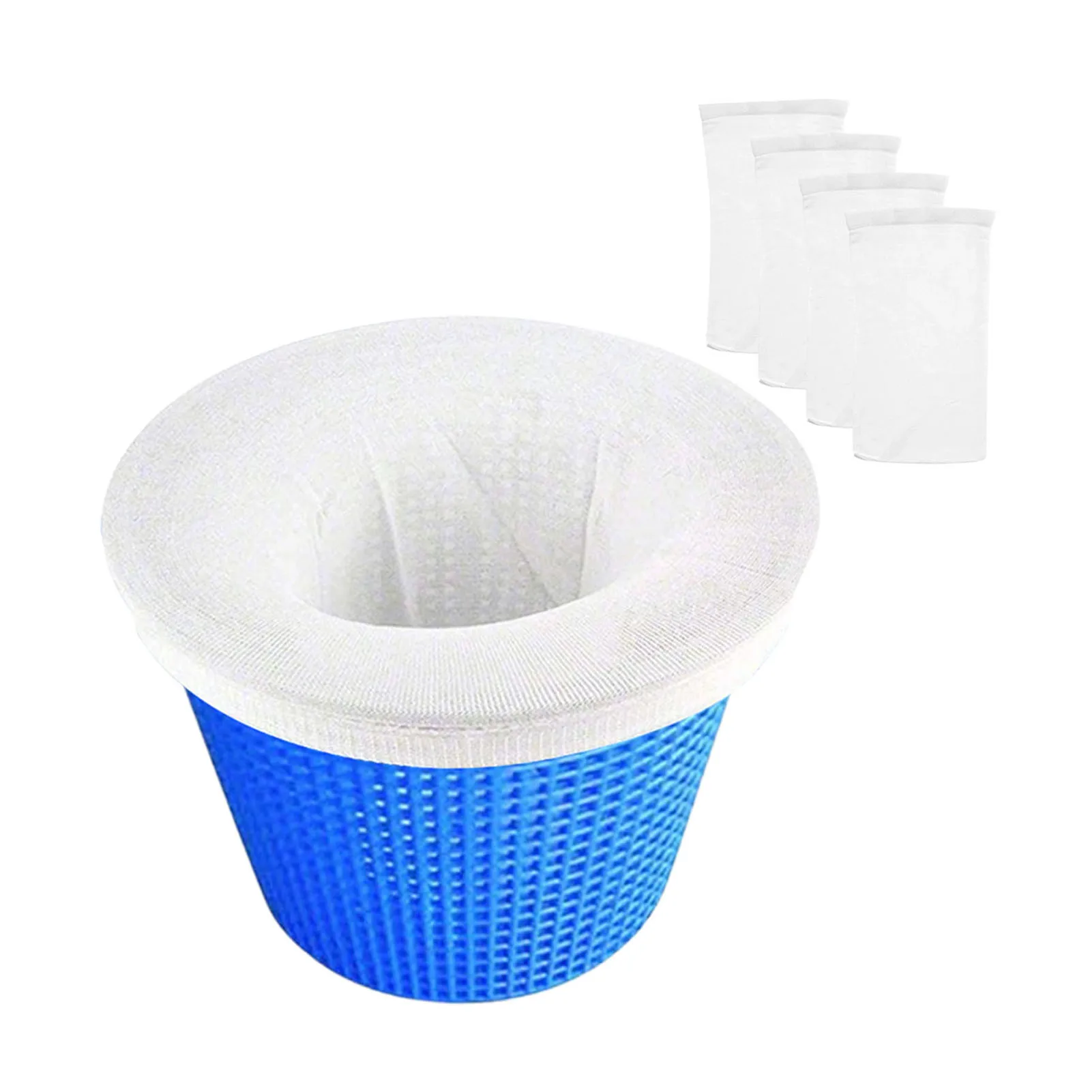 

Swimming Pool Filters Baskets Skimmers 5 Pack Pool Skimmer Socks Household Savers Nylon Mesh Design Pool Accessories