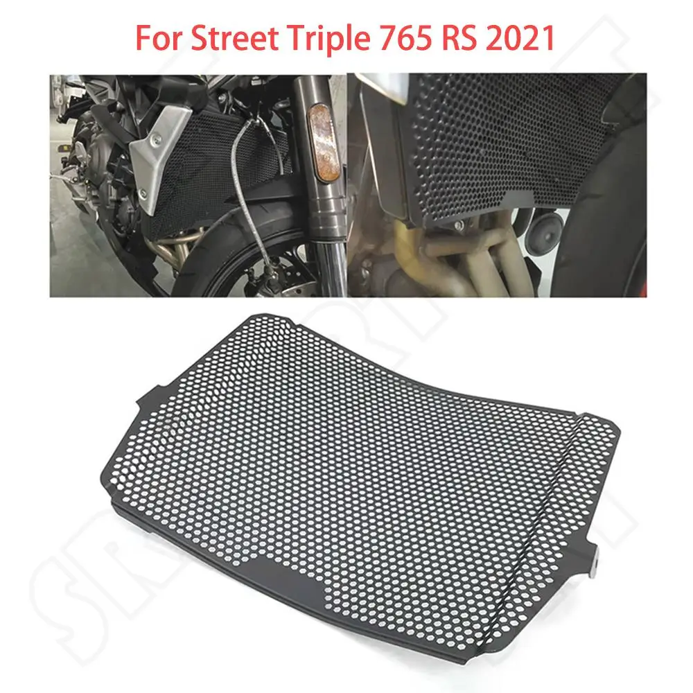 

Fits for Triumph Street Triple 765RS 765R 765S 2021 2022 2023 Motorcycle Engine Radiator Grille Guard Oil Cooler Protector Cove
