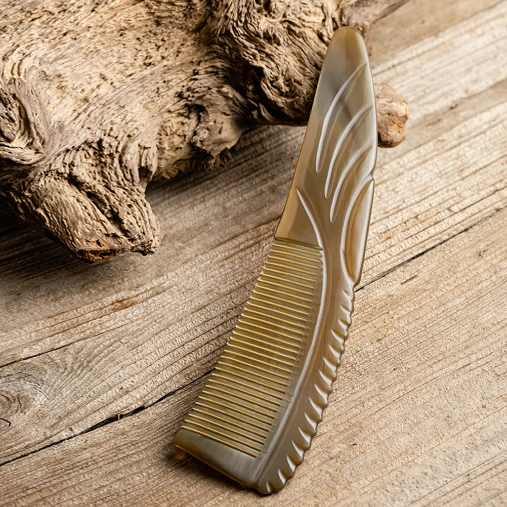 

Hair Brush Ox Horn Comb Scalp Massager Comb Detangling Women Horn Comb for Home Barber DIY Hairdressing Salon Styling Tools