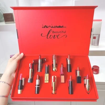 

1.5g 12pcs Small Tube Matte Lipstick Lambskin Haute Couture Box Velvet Waterproof and Not Easy To Fade Rich Color Hot Sale