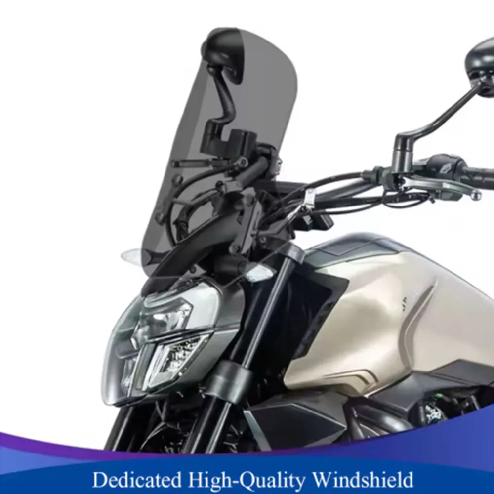 Фото Подходит для Zontes ZT310-V ZT350-V лобовое стекло мотоцикла дымчатое ветровое стекло прозрачное для ZONTES 310 В 350 В №3