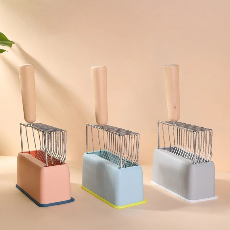 

Набор совок для кошачьего туалета из нержавеющей стали, 17 см