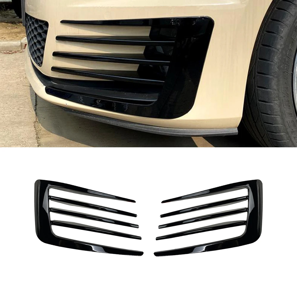 Для Volkswagen Golf 7 MK7 GTI 2013 2014-2016 глянцевый черный бампер из АБС-пластика