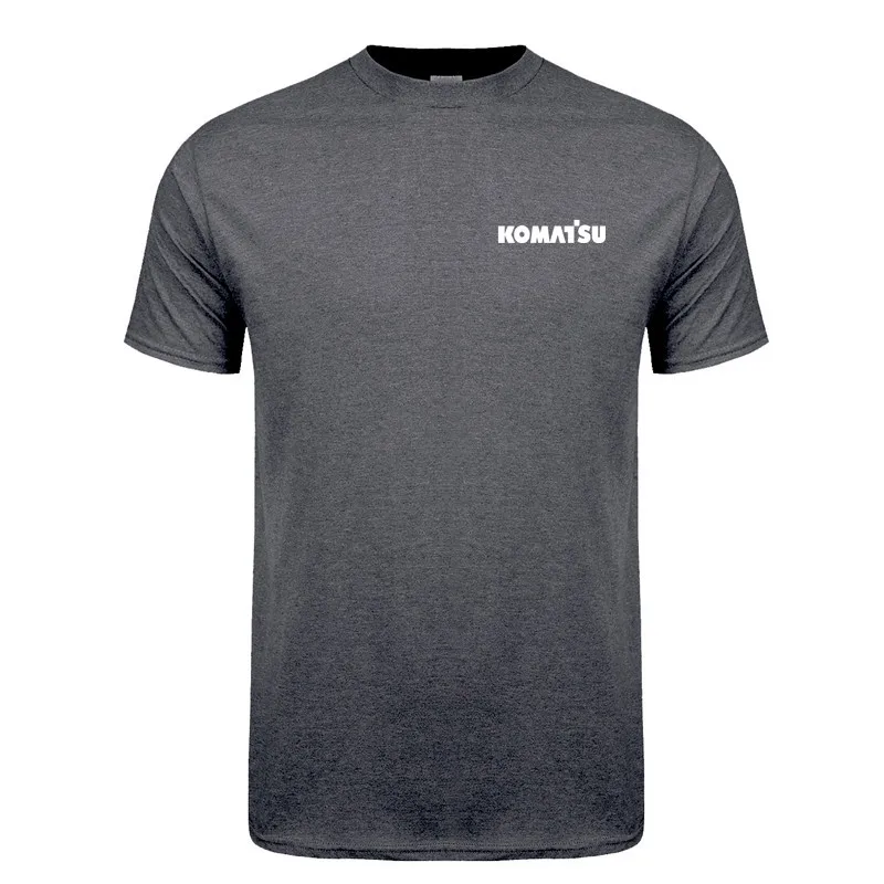 Футболка Komatsu летняя Мужская хлопковая футболка с коротким рукавом мужские