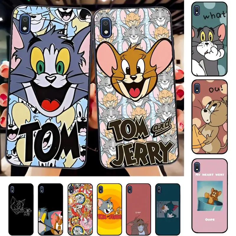 

BANDAI Tom and Jerry Phone Case for Samsung A51 01 50 71 21S 70 31 40 30 10 20 S E 11 91 A7 A8 2018