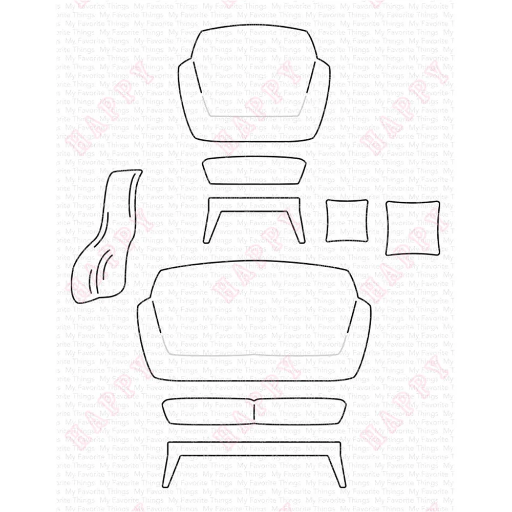 

2022 Take a Seat Die-namics Metal Dies Decoration Diary Paper Scrapbook Diy Embossing Album Template Greeting Craft Card Mould