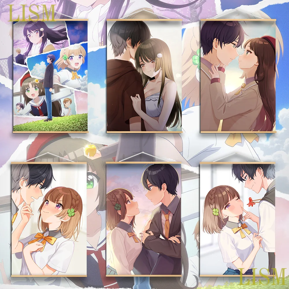 Аниме постер Мария-Качи, широкуза, Шида куроха, Osamake, Постер манга, холст, картина из массива дерева, Свиток для