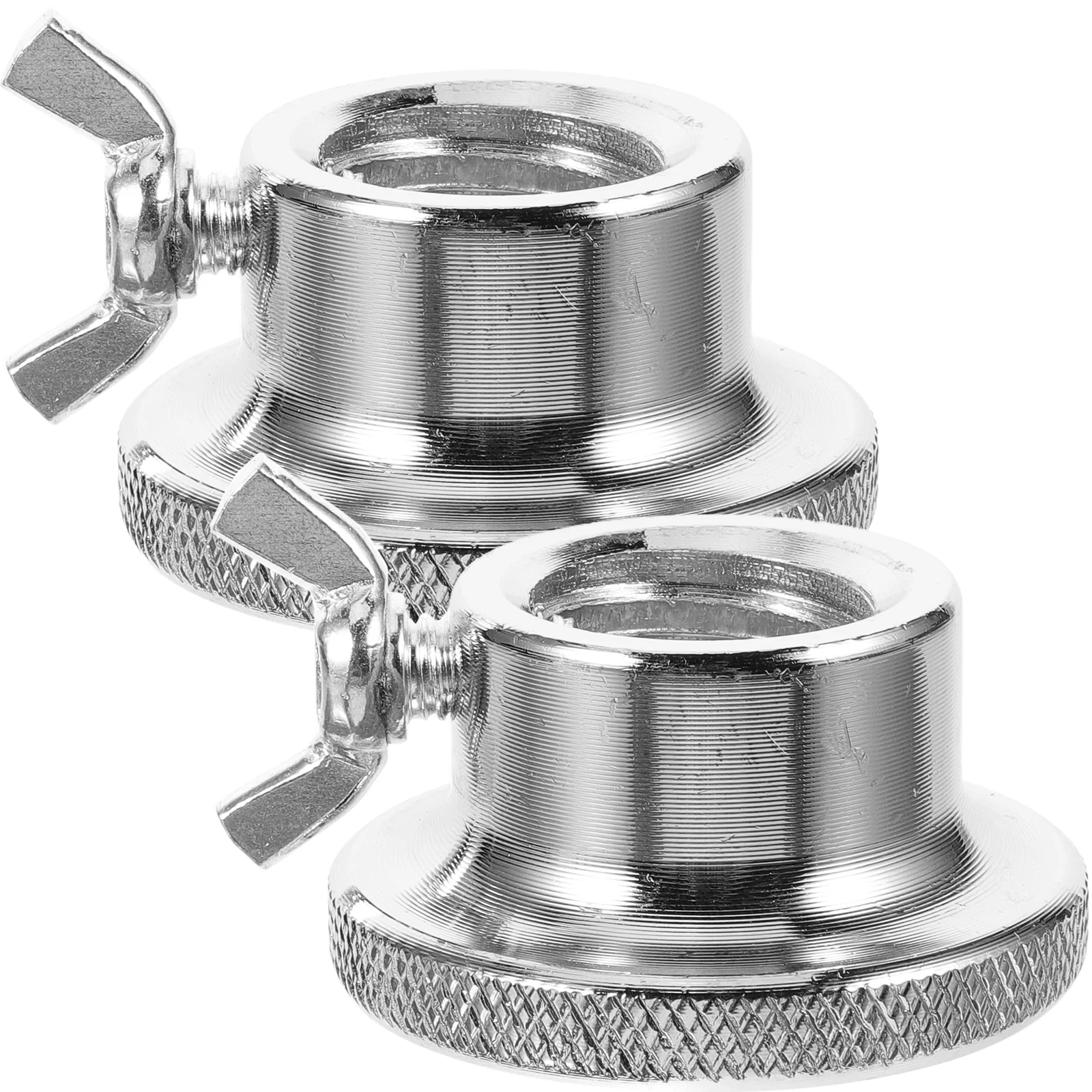

2pcs Collars Dumbbell Screw Clamps Dumbbell Bar for Barbell Weight Lifting Silver