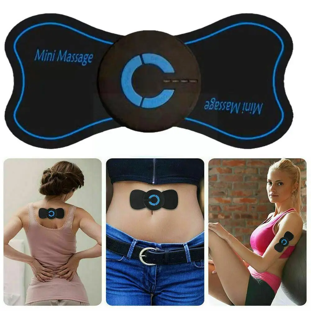 

Neck Massager Mini Electric Convenient Intelligent Massage Relief Muscle Back Cervical Stickers Pain Massager Body Meridian T9Z9