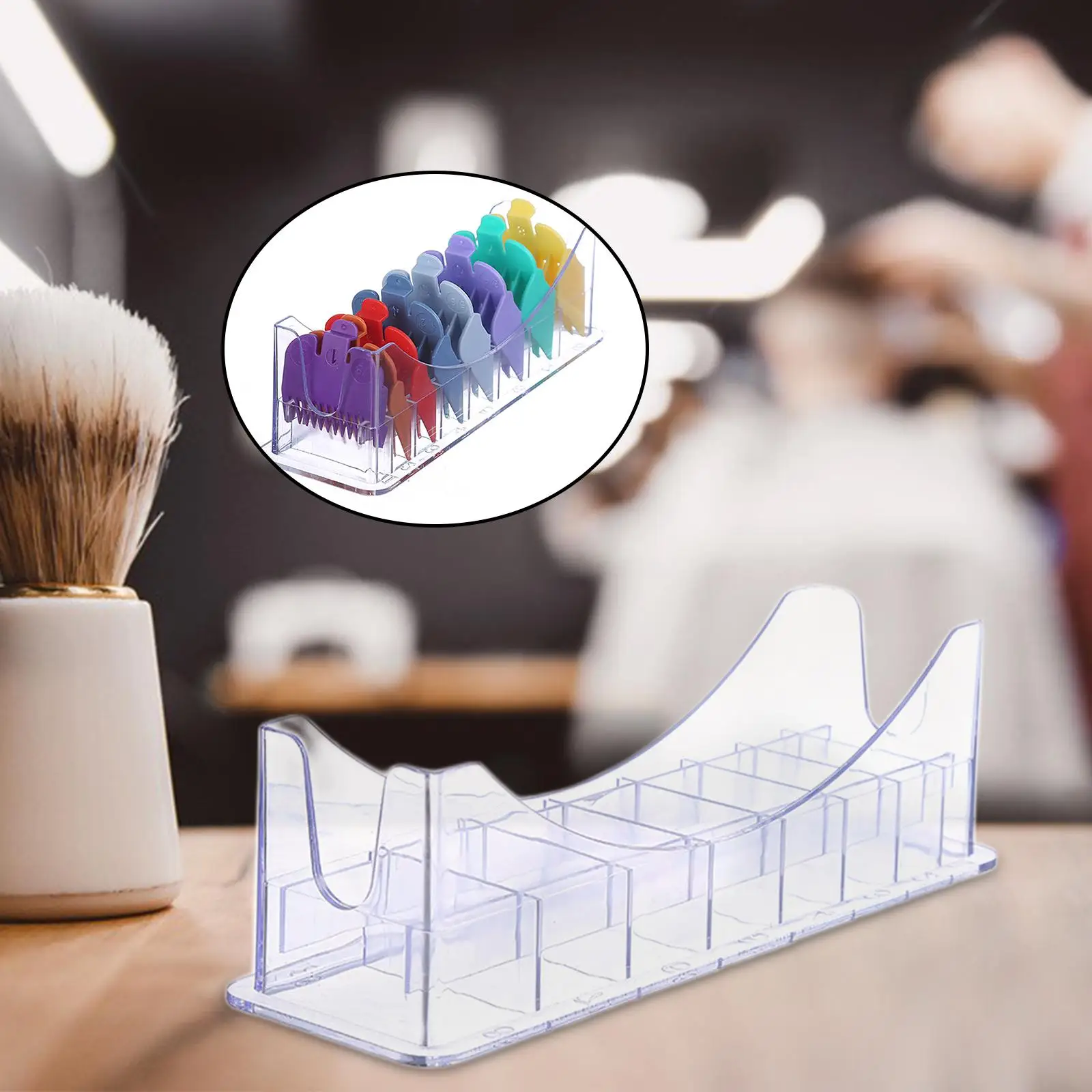 

Storage Box, Hair Container Hair Tools Supplies Organizer Combs Holder, for Salon Hair