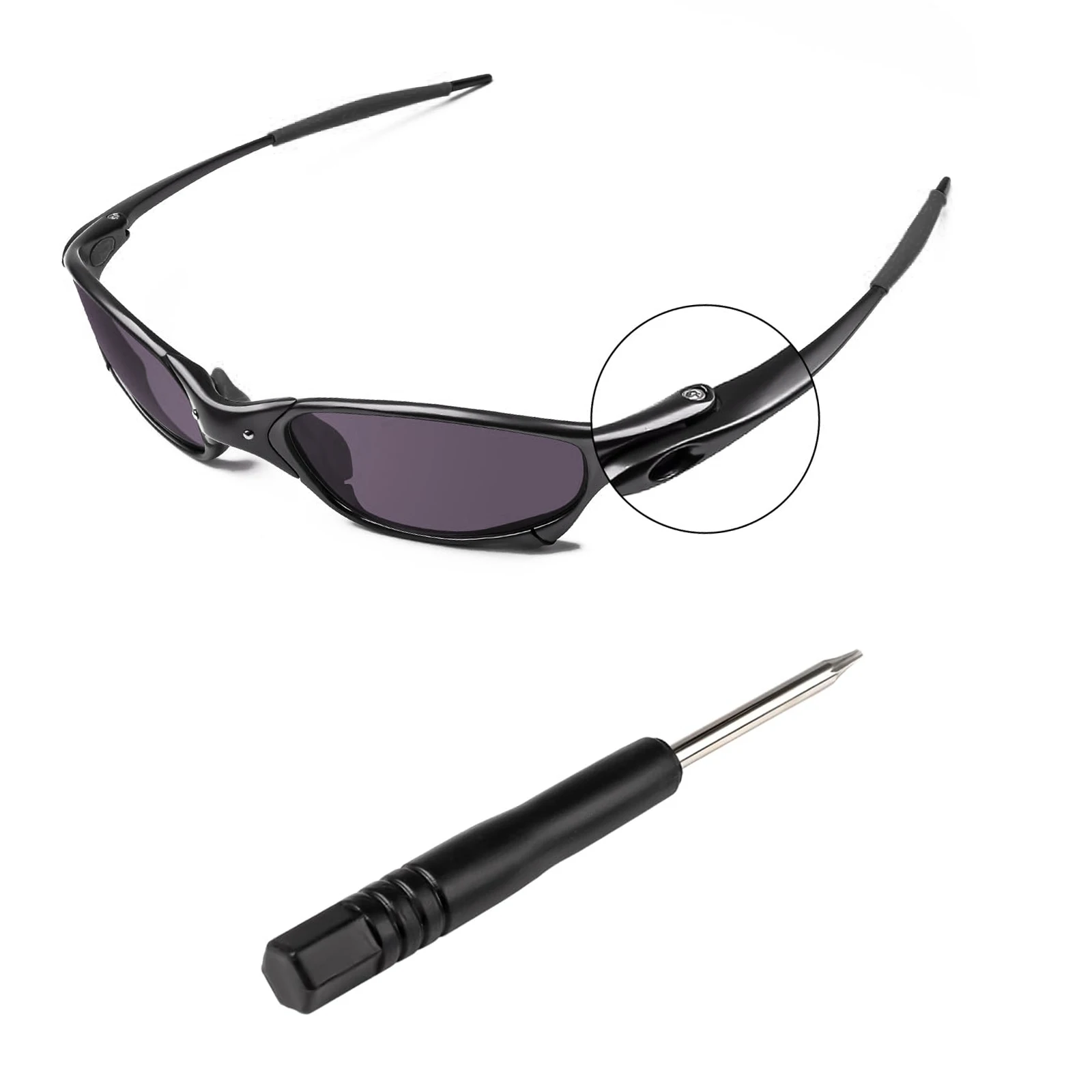 Фото Сменные винты и инструменты для отверток LOCKFIT для солнцезащитных очков Oakley Juliet, Romeo 1, Mars, X Metal XX, X Squared OO6011 №5