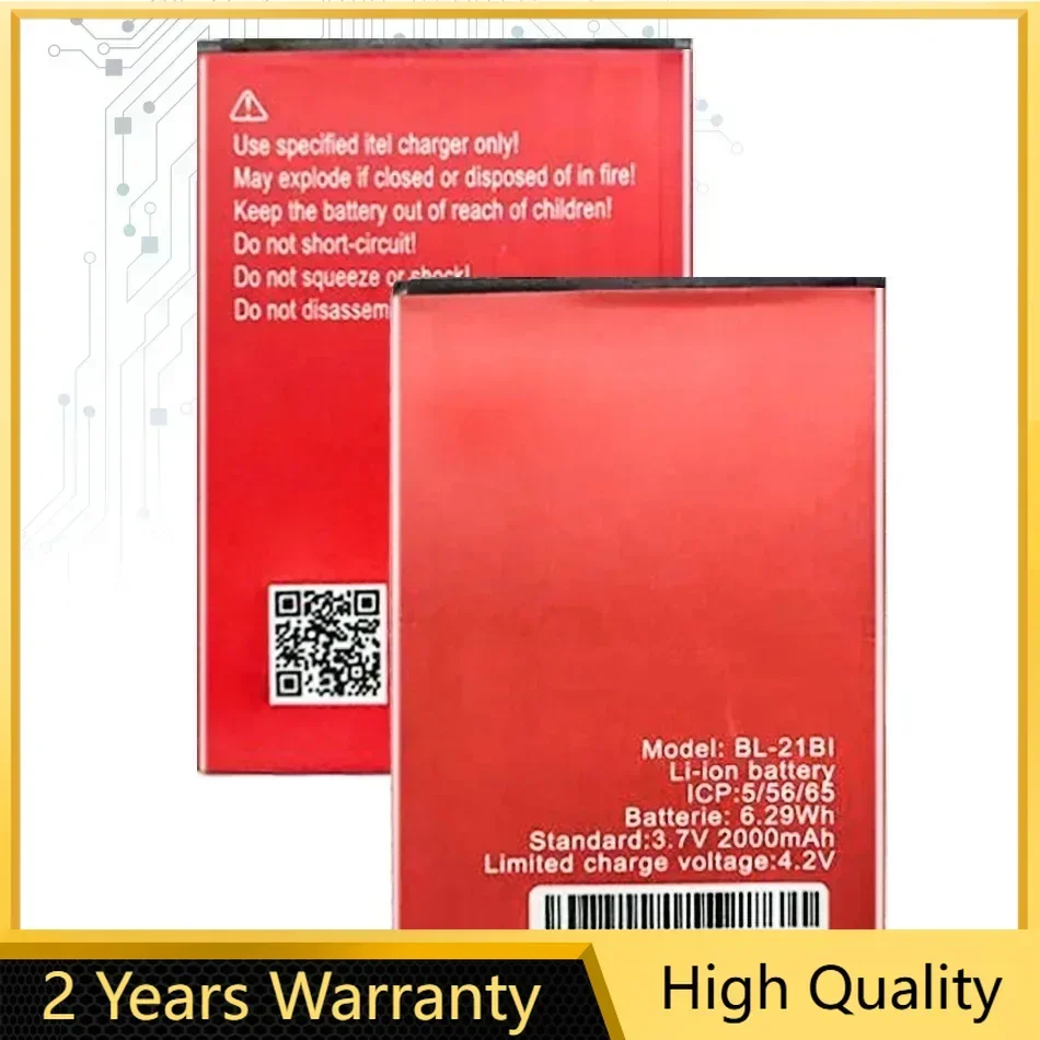 Аккумулятор для мобильного телефона ITEL BL-21BI BL-20HI BL-24EI BL-25BI Batteira