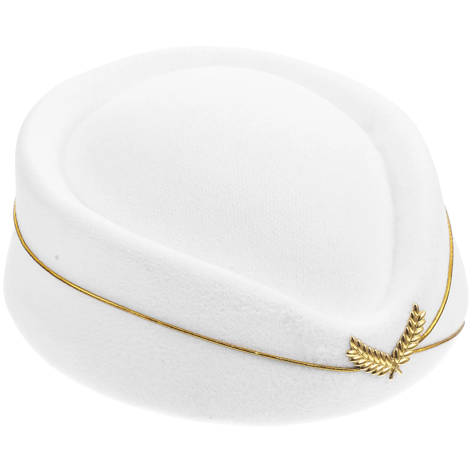 

Stewardess Hat Fashion Hats Uniform Cosplay Classic Performance Flight Attendant Accessories Imitation Monny Band Costume Decor