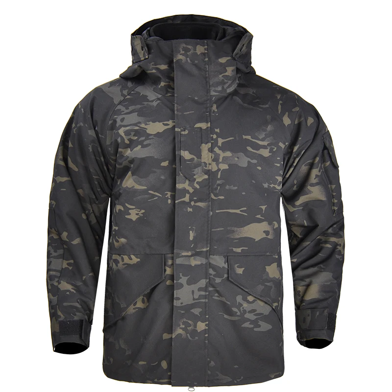 G8 2 in 1 Men's Camping Hiking Jackets Softshell Camouflage Hunting Jacket Winter Inner Fleece Windproof Jacket military jacket