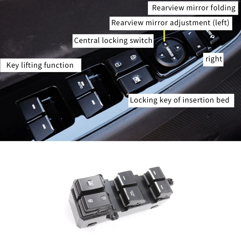 Переключатель Стеклоподъемника 93571D3000 935703D000 для Hyundai Tucson 16-18