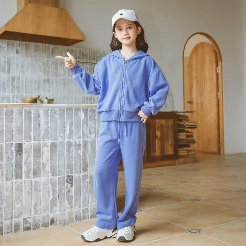 

Girls Sports Suits Casual Children Clothing Tracksuit Hoodie and Pants 2 Pcs Teenager Girl Clothes Sets Autumn Kids Sportswear