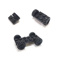diy building blocks axle and wheel 1x2 2x2 2x6 special accessories bricks size compatible with brands kids toys educational
