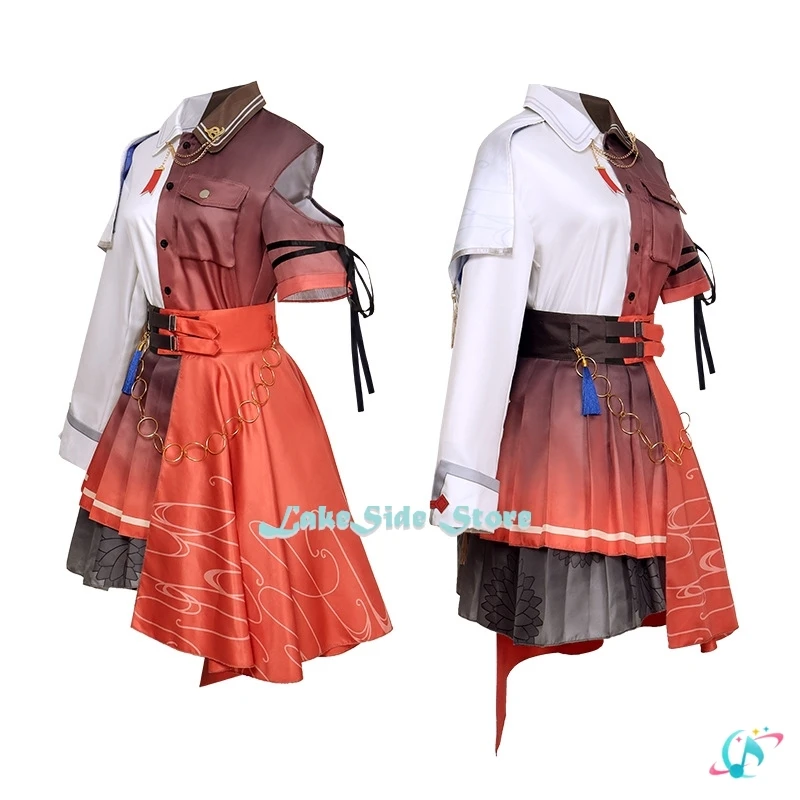 MMJ Hanasato Minori Diva Singer Mikuu Косплей Костюм Игровая Униформа Project Sekai Красочный Блестящий