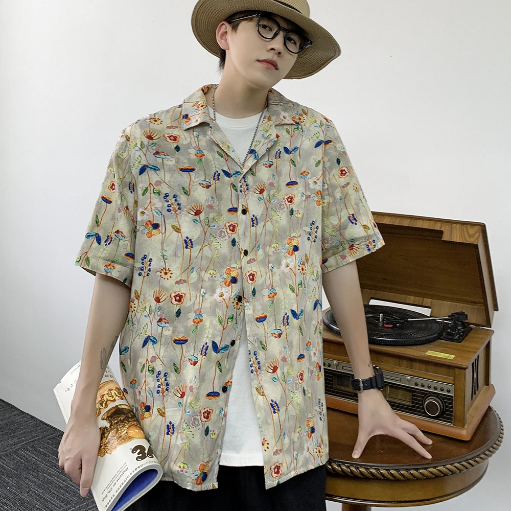 Профессиональная рубашка-новый продукт-Gao Qiqiang с костюмным воротником коротким