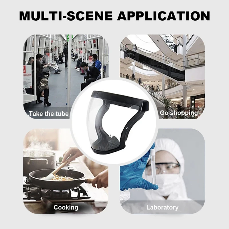 Защитная маска для лица прозрачная