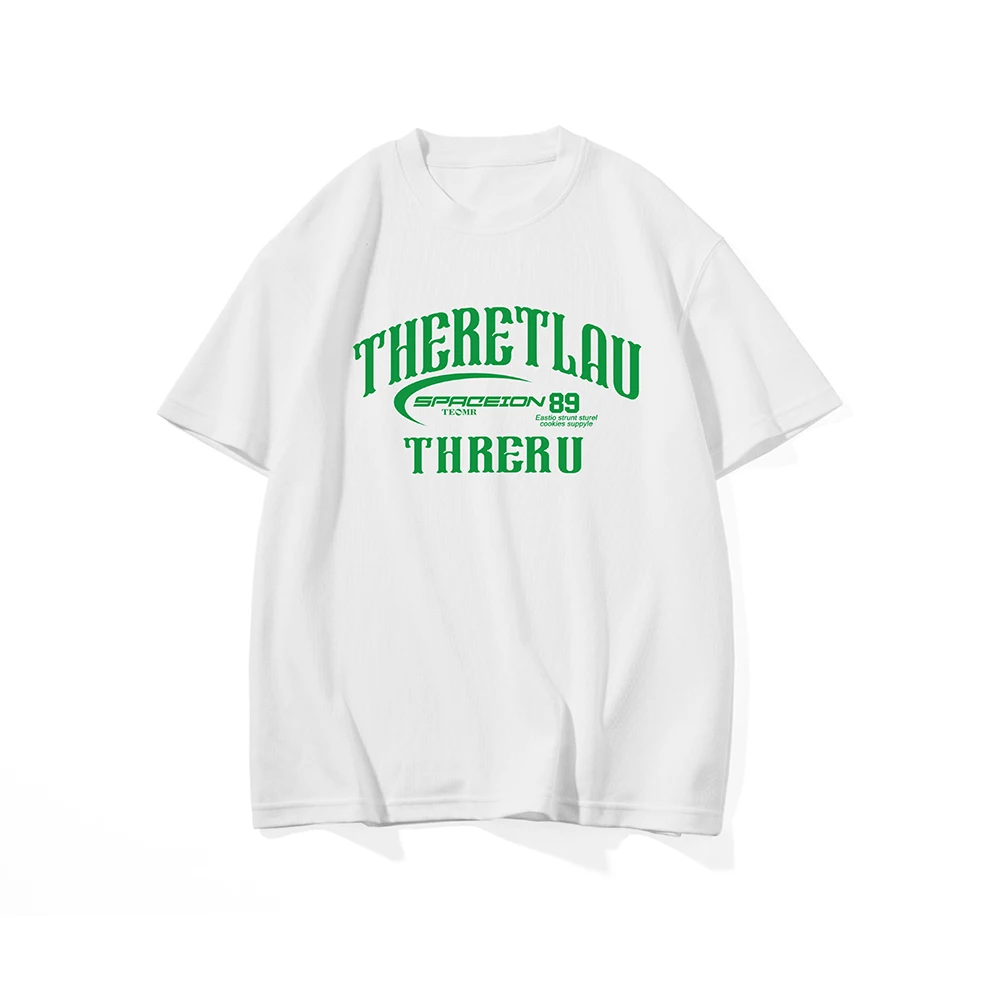 

Хлопковые футболки с буквенным принтом для мужчин, модные тренды, уличная одежда, топы для подростков, свободные футболки с круглым вырезом,...