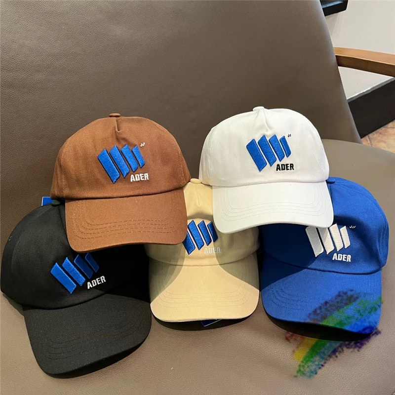 

ADER ERROR Block Logo Cap Men Women 1:1 High Quality Blue Embroidery Mark Ader Error Cap Adjustable Adererror Hats