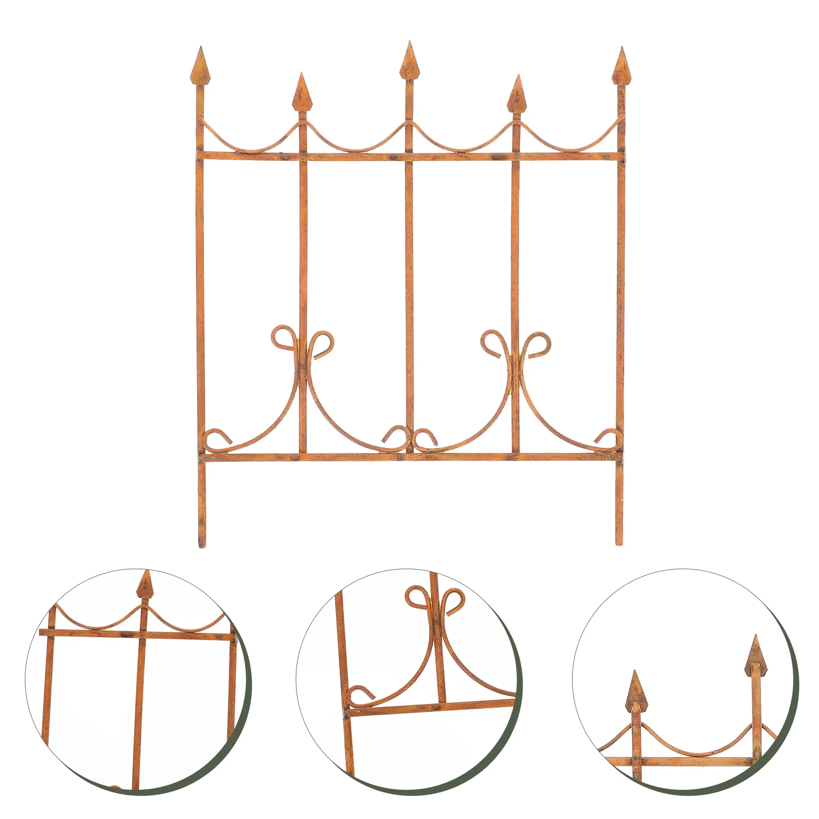 

Fence Mini Garden Miniature Toy Ornament Micro Diy Landscape Kid Play Outdoor House Picket Railing Lawn Edging White Fairy Decor