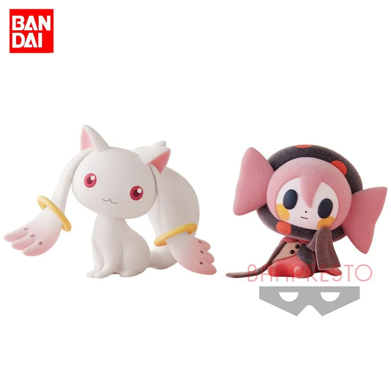 

Bandai Original MADOKA☆MAGICA Anime Figure Fluffy Puffy QB Action Figure Toys For Kids Gift Collectible Model Ornaments