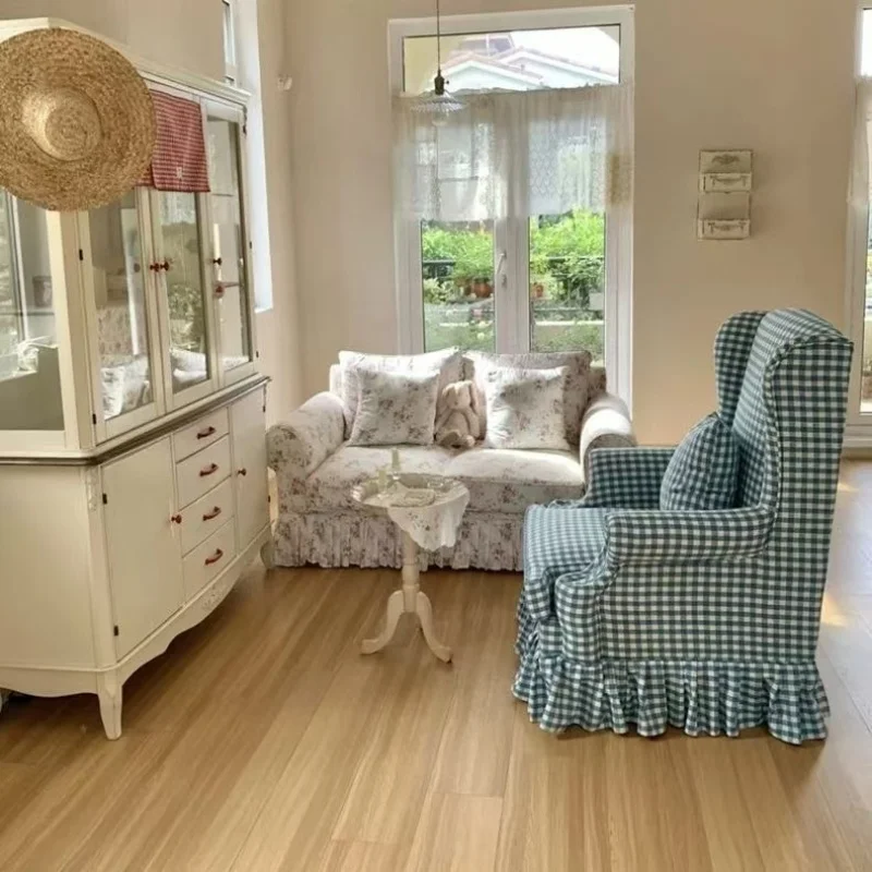 Диван во французском кремовом стиле ретро пасторальная маленькая юбка с