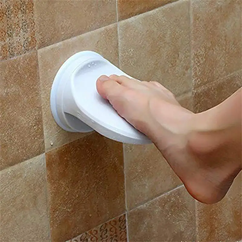 

Shower Rest Foot Pedals No Punching White Bathroom Products Bathroom Shower Foot Rest Suction Cup Step Plastic Foot Pedal