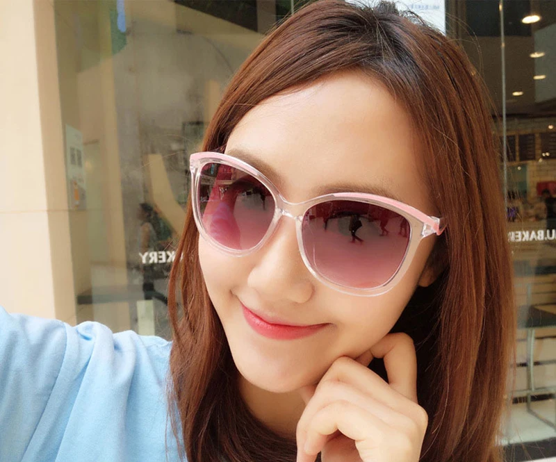 

1 шт. новые модные женские уличные солнцезащитные очки UV 400 повседневные милые 6 цветов крутые дешевые солнцезащитные очки