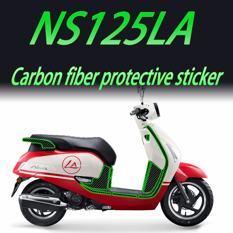 

Applicable to Honda Xindazhou ns125la carbon fiber Car Sticker Anti scratch transparent film body sticker protective film