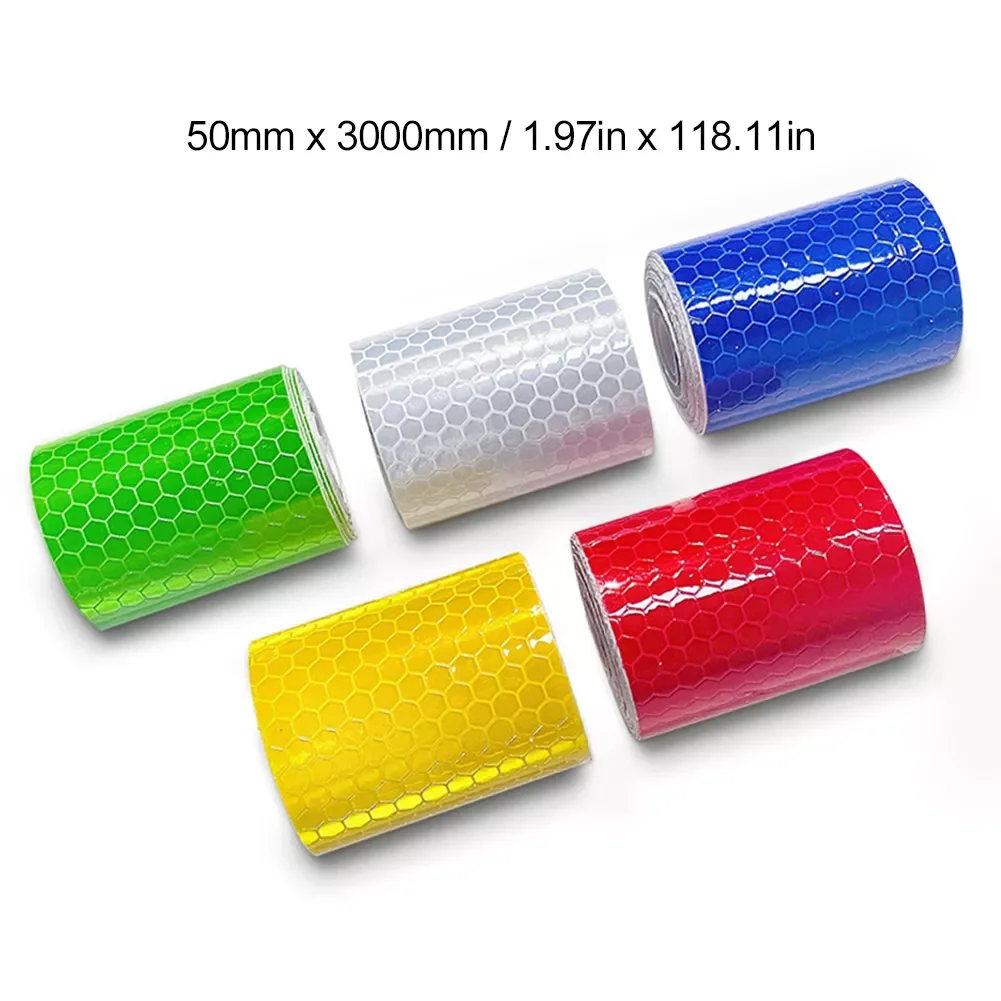 

Car Reflective Tape Safety Warning Car Decoration Sticker Reflector Protective Tape Strip Film Auto Motorcycle Sticker