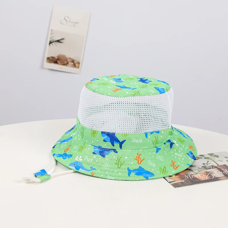 

2022 хлопок симпатичная Панама с фруктами шляпа рыбака уличная дорожная Солнцезащитная шляпа для детей мальчиков и девочек детская