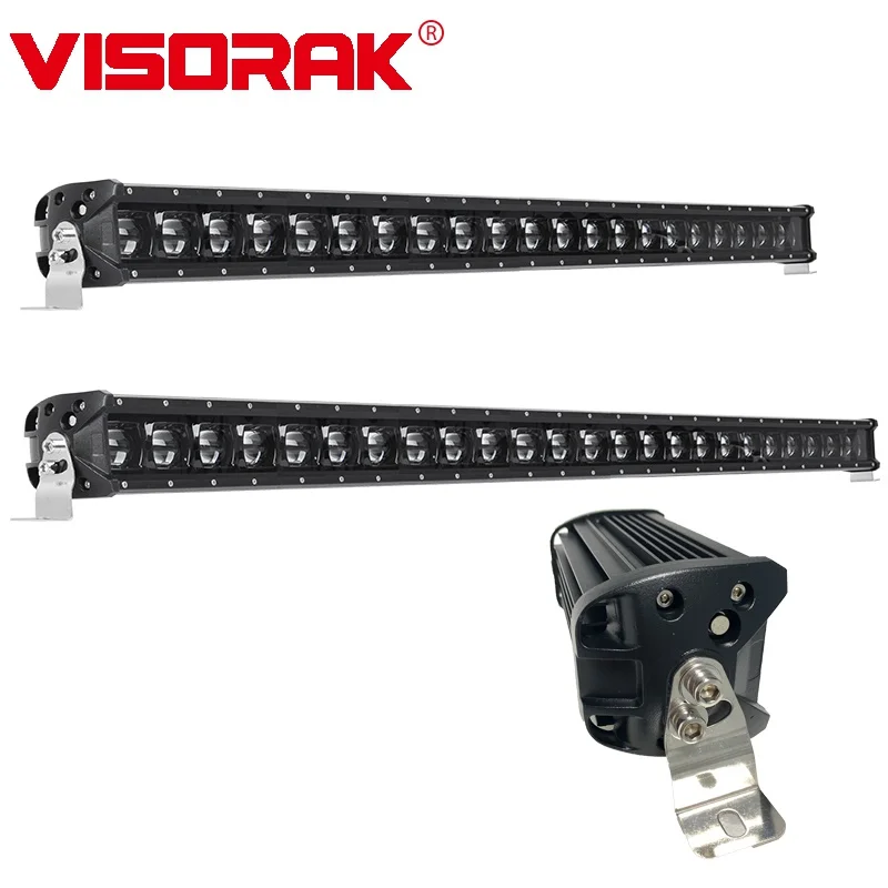 

VISORAK 47 53" Inch 12V 24V 9D Flood Truck Offroad Car SUV ATV 4WD 4x4 LED Light Bar For Jeep Pickup Volvo Lorry Scania Lightbar